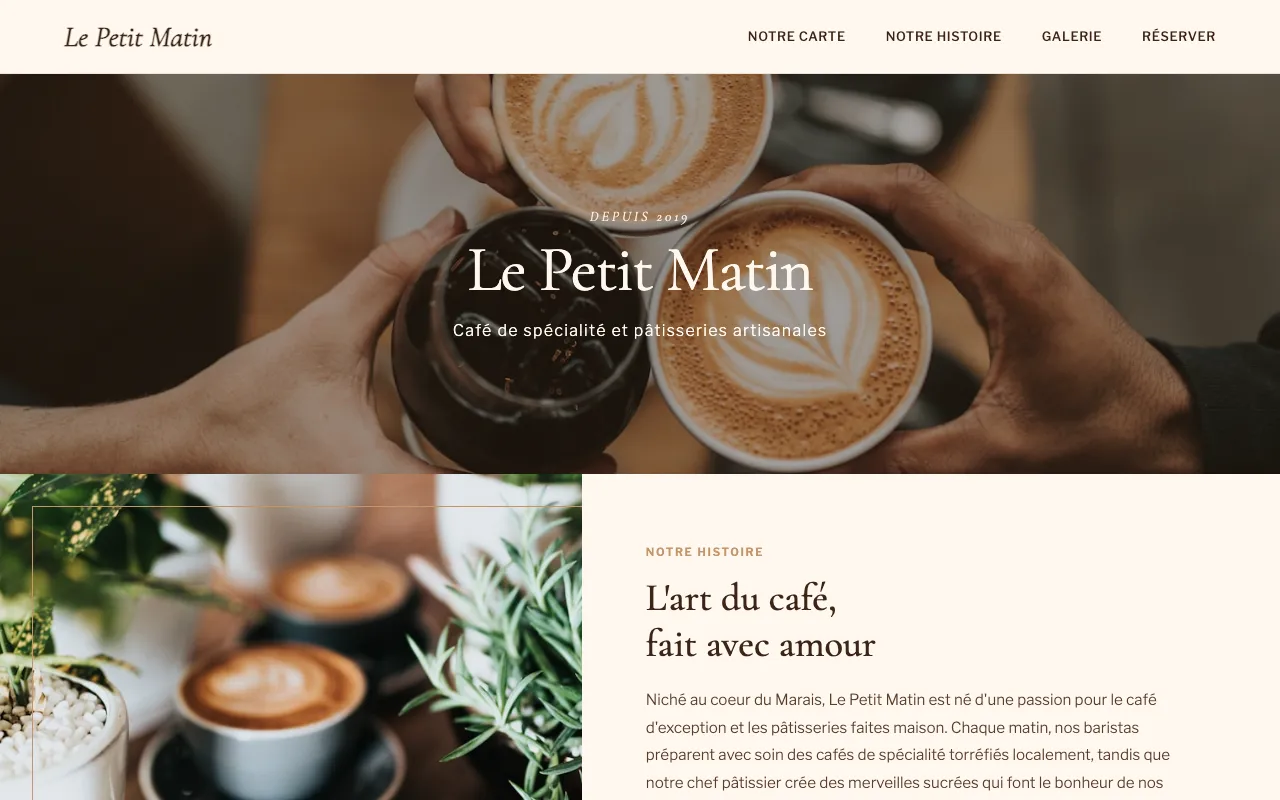 Le Petit Matin — Café & Bäckerei