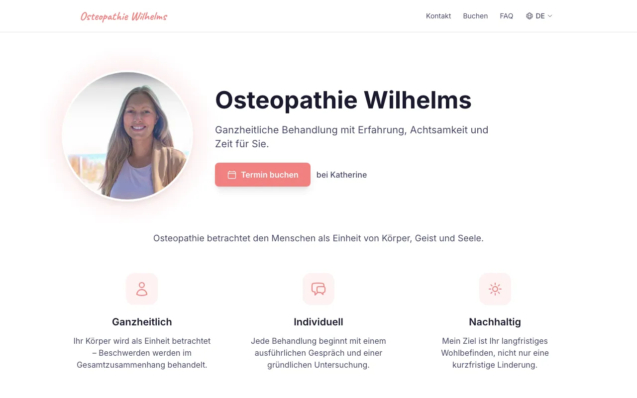 Osteopathie Wilhelms — Gesundheitspraxis